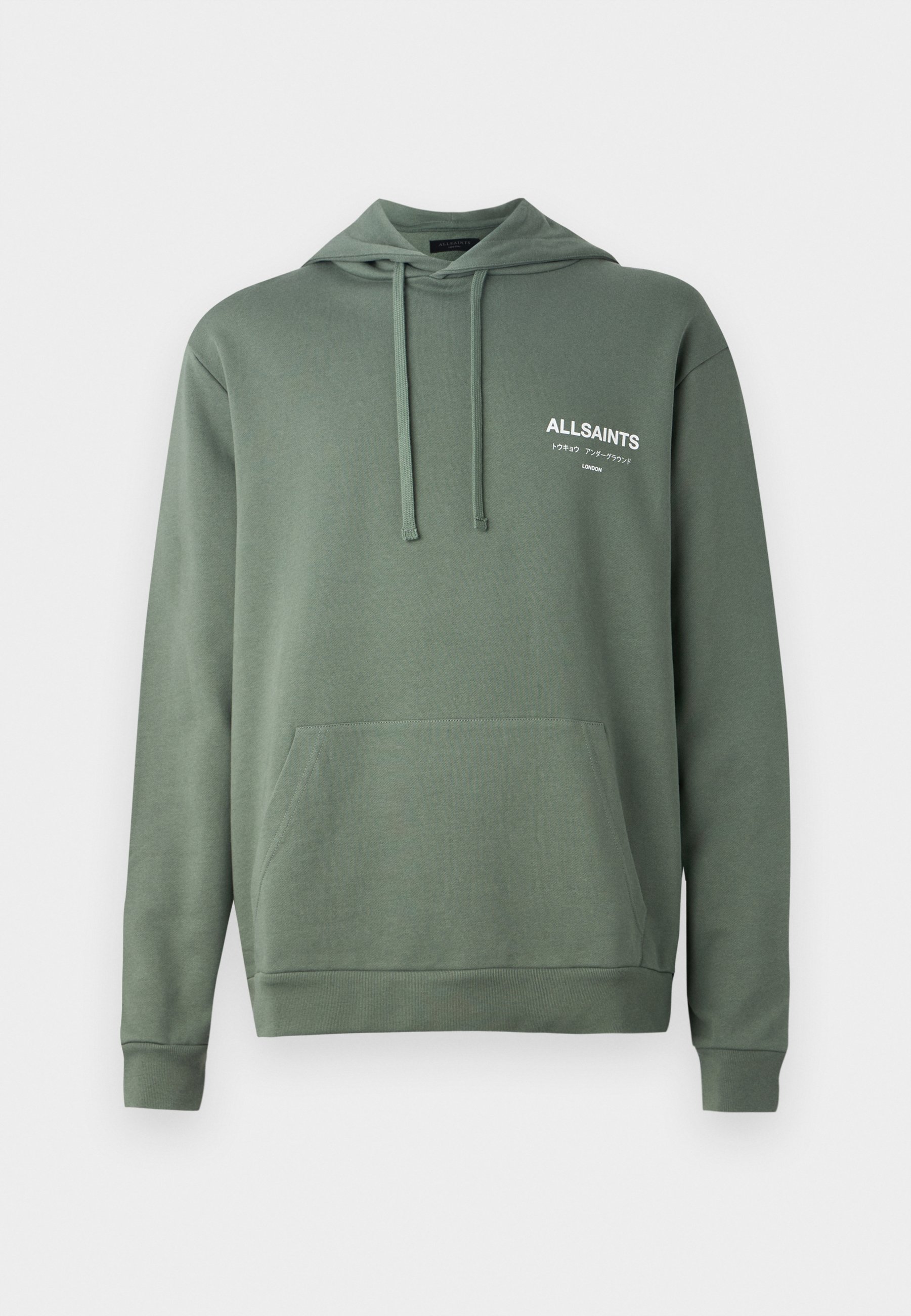 AllSaints UNDERGROUND - Hoodie - smokey green/light green