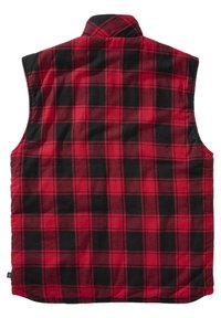 Brandit LUMBER - Strukirani kaput - red/black