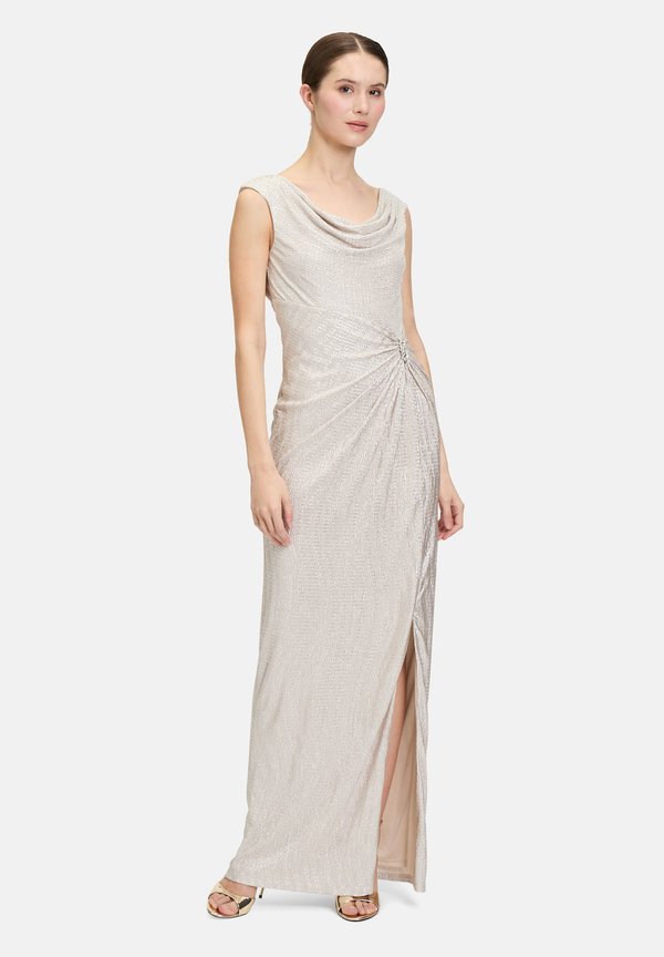 Jerseykleid - cream silver