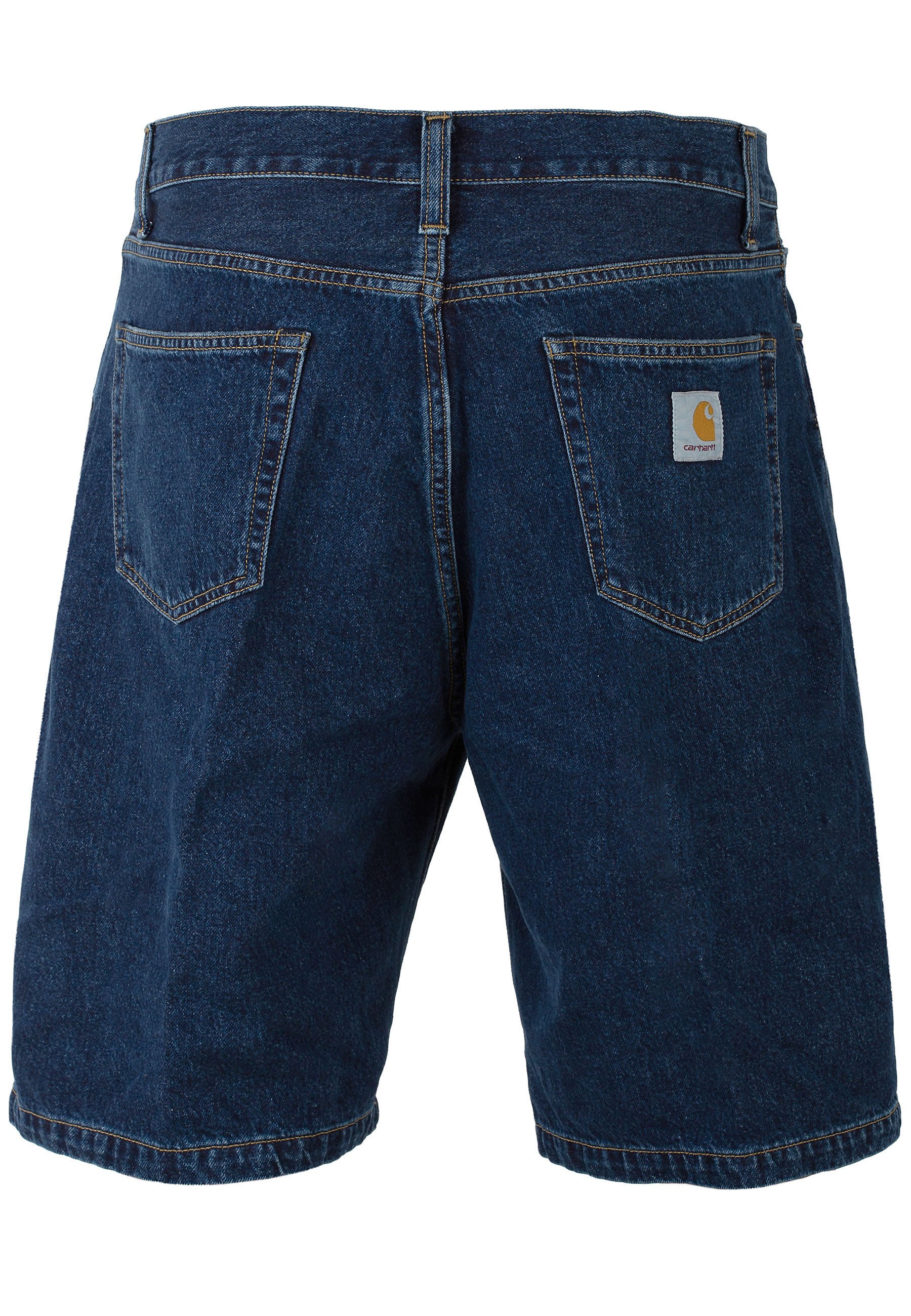 Carhartt WIP LANDON - Denim shorts - blue stone washed/stone