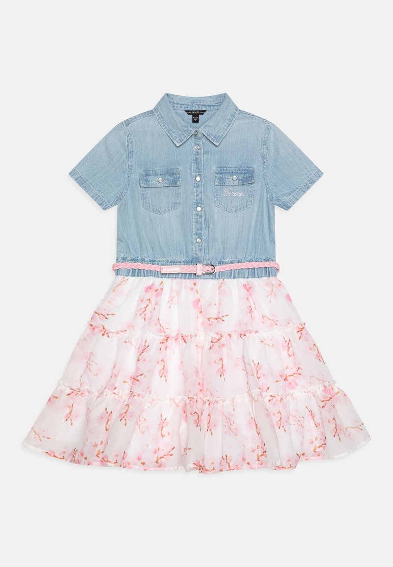 Guess JUNIOR DRESS - Freizeitkleid - light blue