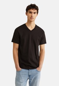 WE Fashion 3-PACK - Paprasti marškinėliai - black