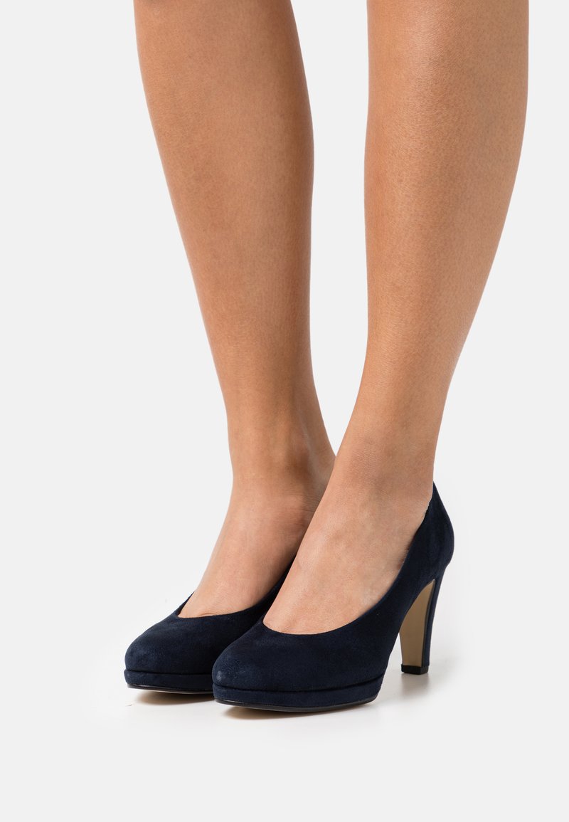 Escarpins Gabor à Talons - Cuir - Talon Bloc 2cm - Boucle - Élégant Et Confortable