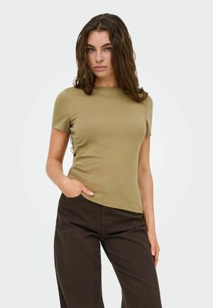 JDY, ASYMETRISCHES TOP JDYCATIE ASYMETRISCHES TOP - Camiseta básica - petrified oak