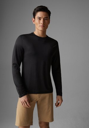 FUNKTIONS - Long sleeved top - schwarz orange