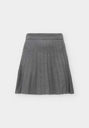 YAS, YASELENA PLEATED NOOS - Minijupe - medium grey melange