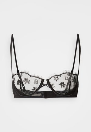 Balconette tipa krūšturis - black