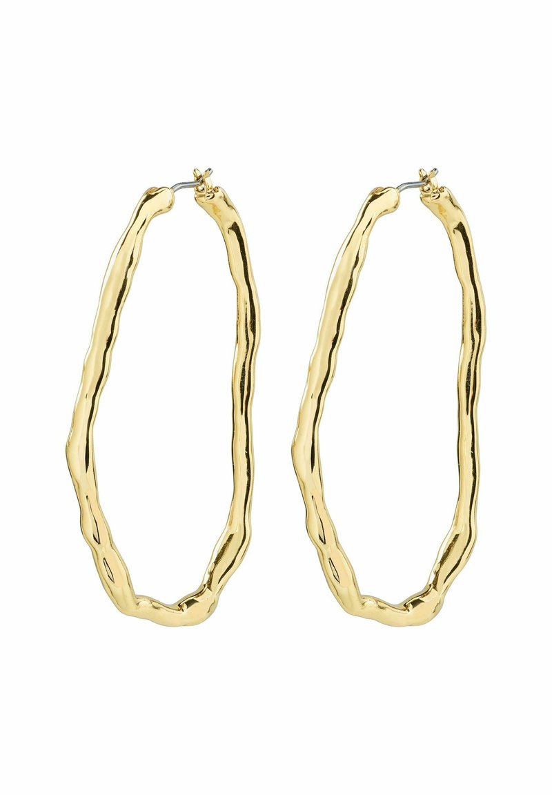 Pilgrim LIGHT LARGE HOOPS - Kõrvarõngad - gold-coloured