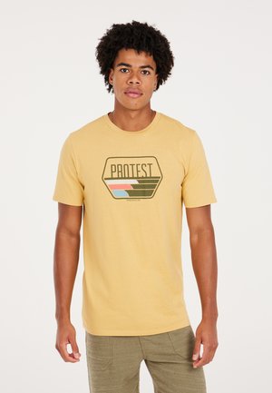 STAN - Print T-shirt - butteryellow