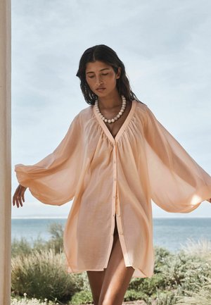 Next, TALL FIT - VOLUMINOUS BEACH SHIRT . - Strandaccessoire - apricot