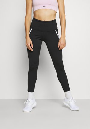 STUDIO TAPED - Leggings - black