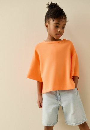 Next, REGULAR FIT - SUPERSOFT OVERSIZED BOXY T-SHIRT . - Basic T-shirt - orange