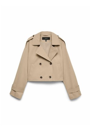 Vero Moda, TRENCHCOAT VMCHELSEA JACKET - Veste légère - silver mink