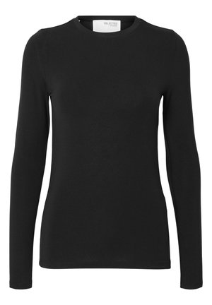 Selected, SLFMANJA  - Pitkähihainen paita - black