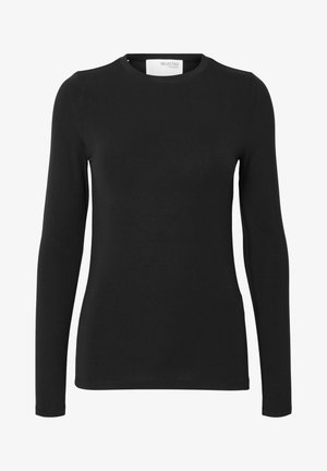 Selected, SLFMANJA - Camiseta de manga larga - black