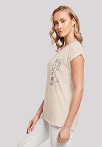 F4NT4STIC HELLO HEIDI - Print T-shirt - whitesand