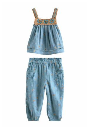 SET - REGULAR FIT - Pantaloni - teal blue