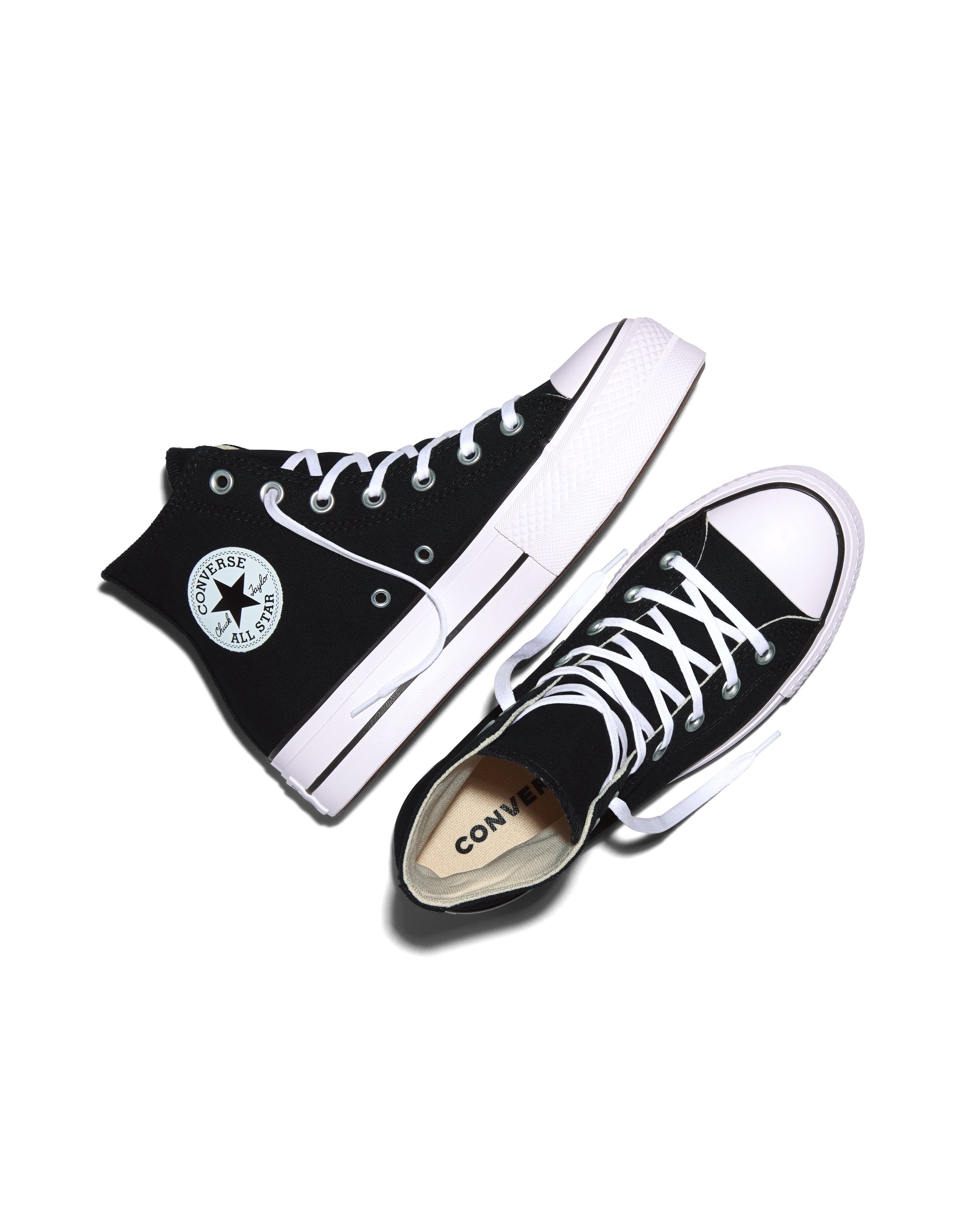 Converse CHUCK TAYLOR ALL STAR LIFT - Sneakers hoog - black/white