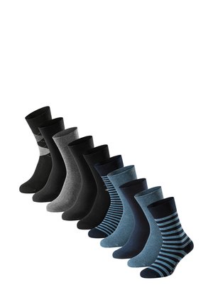 10ER PACK BIRD - Calze - schwarz/blau/grau