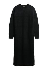 Superdry Co SLOUCH MIDI Robe pull black twist/noir