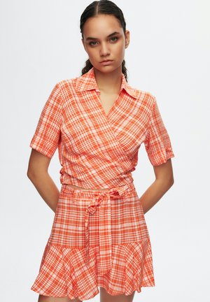 adL BELA - Bluse - printed coral