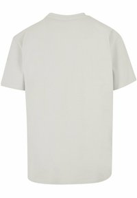 Lys grå kortærmet t-shirt, lavet af blødt bomuld, med rund hals og en afslappet pasform, der har en glat overflade og ingen mønstre.