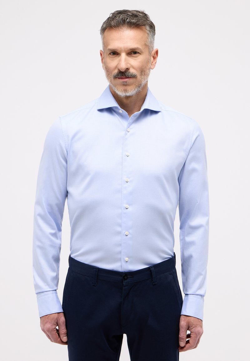 Eterna SLIM FIT - Shirt - hellblau/light blue - Zalando.de