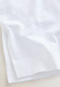 REGULAR FIT - SLUB CREW NECK - Majica z dolgimi rokavi - white