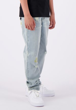 JR GRAFFITI 3D - Straight leg jeans - blue