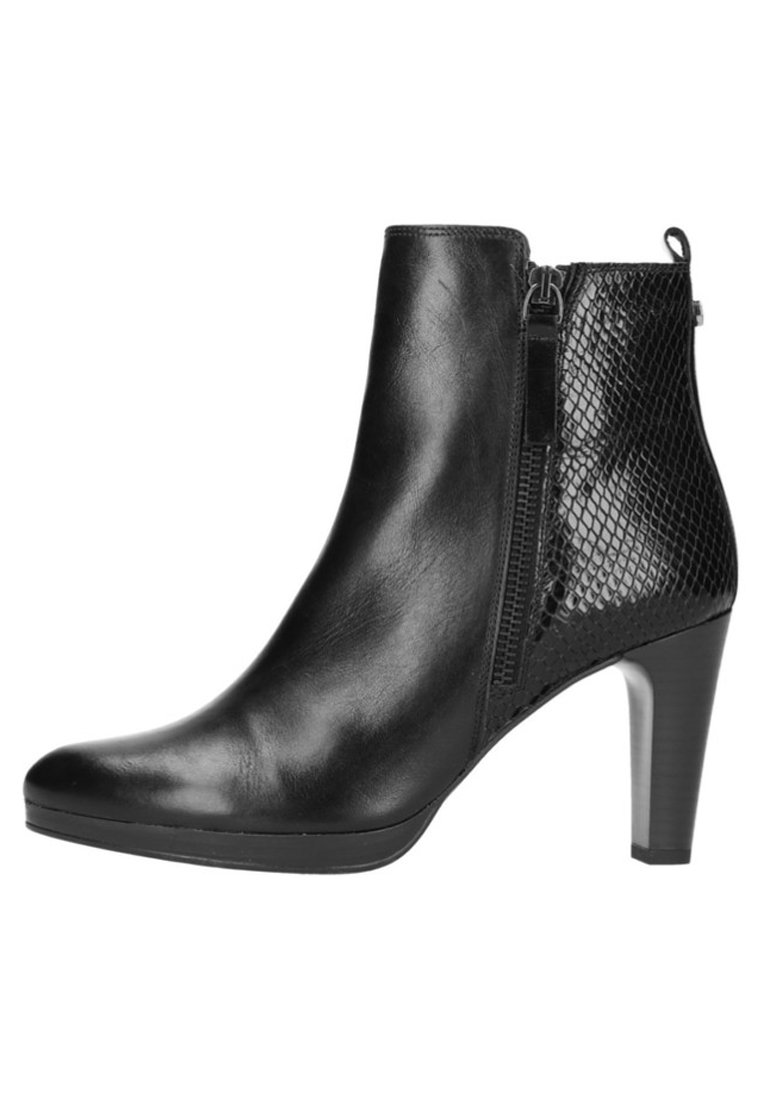Manfield Enkellaarsjes met hoge hak - black/zwart - Zalando.nl
