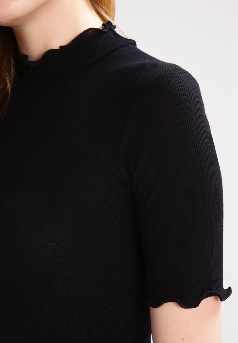 Damen T-Shirts | Samsøe Samsøe NELLI T-Shirt basic black/schwarz - JE92704 Damen T-Shirts | Samsøe Samsøe NELLI T-Shirt basic black/schwarz - JE92704