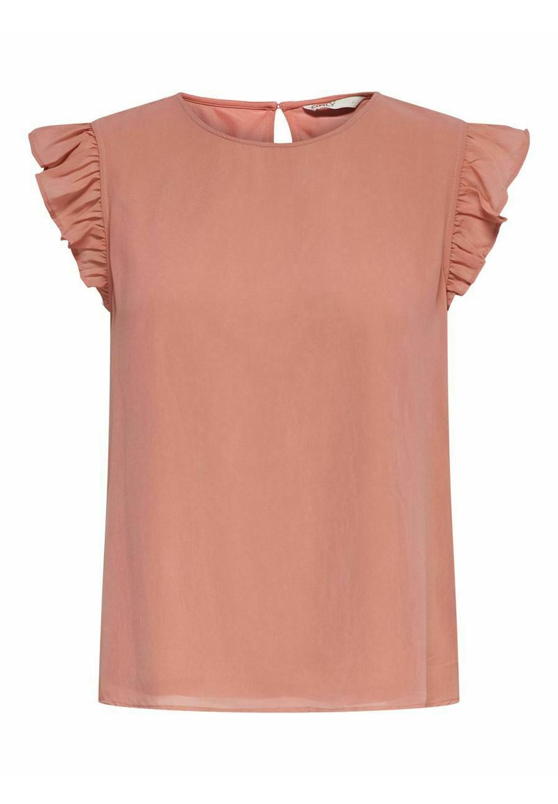 ONLY ONLANN STAR FRILL - Camicetta - ash rose