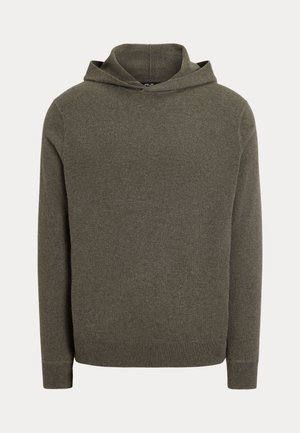 Polo Ralph Lauren, WASHABLE CASHMERE HOODED SWEATER - Džemper - khaki