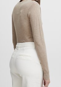 b.young Cardigan - mottled beige