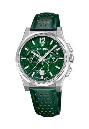 RIVÉ SWISS MADE - Rannekello ajanottotoiminnolla - green