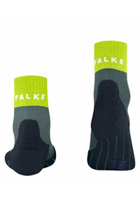 FALKE TK2 COOL SHORT TREKKING MEDIUM CUSHIONING - Calcetines de deporte - steel grey