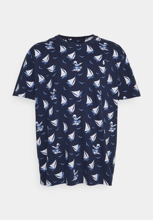 POLO BEAR JERSEY T-SHIRT - T-shirt imprimé - skipper bearwaiian cruise navy