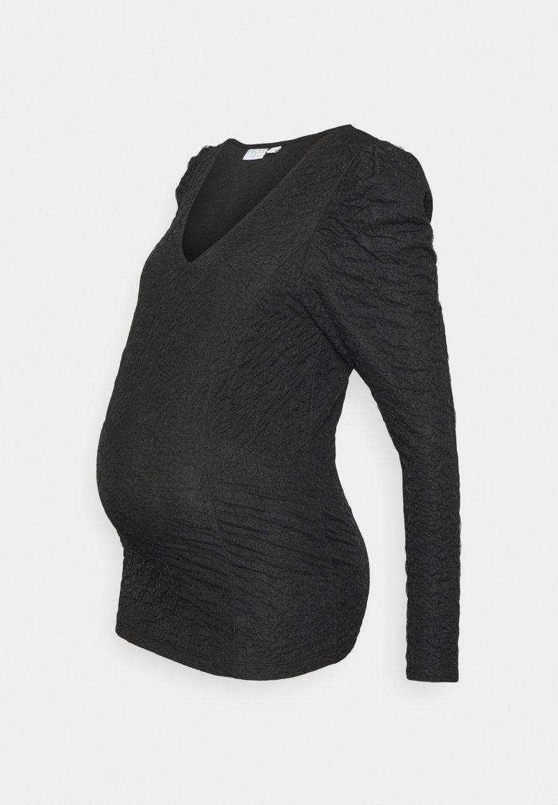 Pieces Maternity Longsleeve zwart