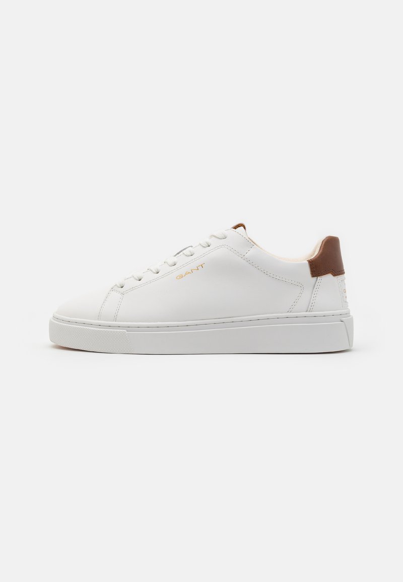 GANT MC Julien - Scarpe Da Ginnastica Uomo In Pelle, Colore Bianco, Suola In Gomma, Tacco 3 Cm