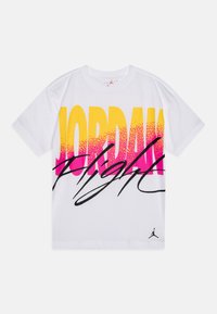 Jordan - JORDAN FLIGHT RISE TEE - Nyomott mintás póló - white Miniatűr kép 1