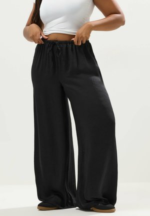WIDE LEG - Pantaloni sportivi - black