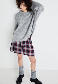 Gina Tricot BOXY SWEATER - Džemperis - grey melange