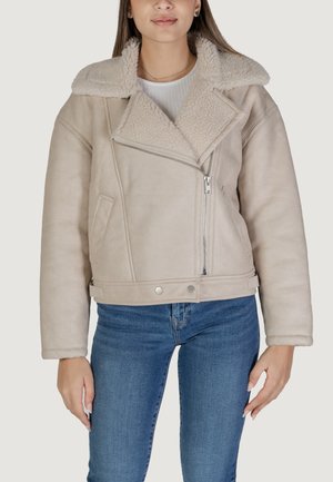 VILA Giacca da mezza stagione - beige chiaro