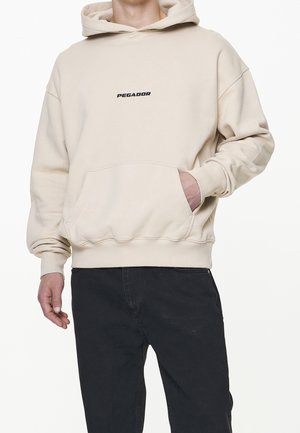 Hættetrøje - beige