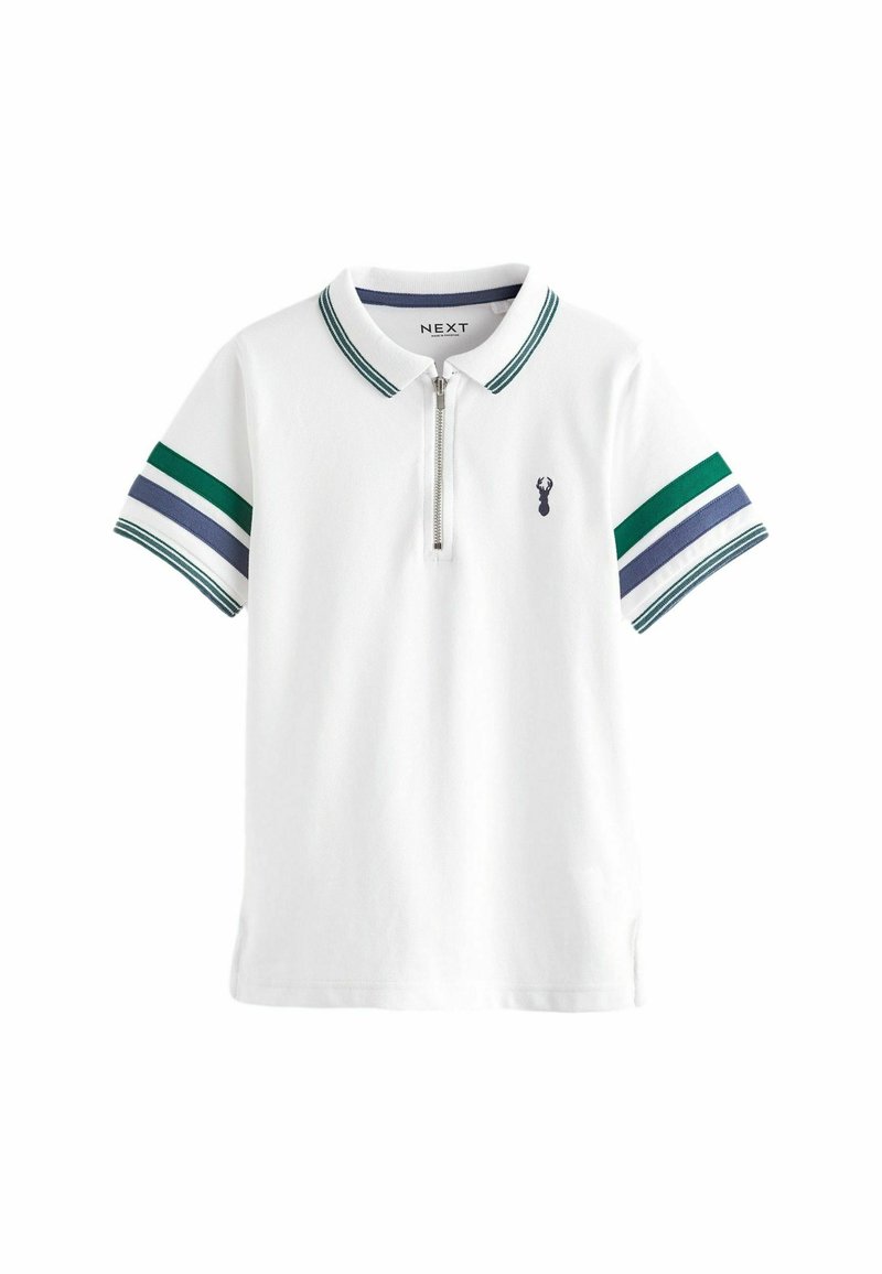 Next SHORT SLEEVE REGULAR FIT - Polo - white green