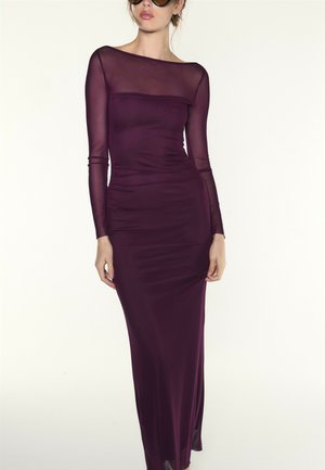 Stradivarius, OPEN-BACK MIDI DRESS - Robe longue - purple
