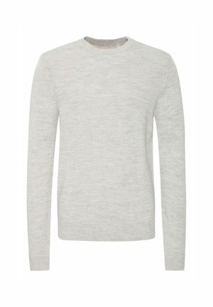 Heledashallane kudumisvest, mis on pikade varrukatega, ümmarguse kaelusega ja soonikkäärtega. Pehme tekstuur, millel on peened ebaühtlased mustrid üle kogu pinna.