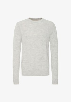 Heledashallane kudumisvest, mis on pikade varrukatega, ümmarguse kaelusega ja soonikkäärtega. Pehme tekstuur, millel on peened ebaühtlased mustrid üle kogu pinna.