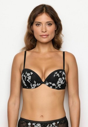 Reggiseno push-up - black floral