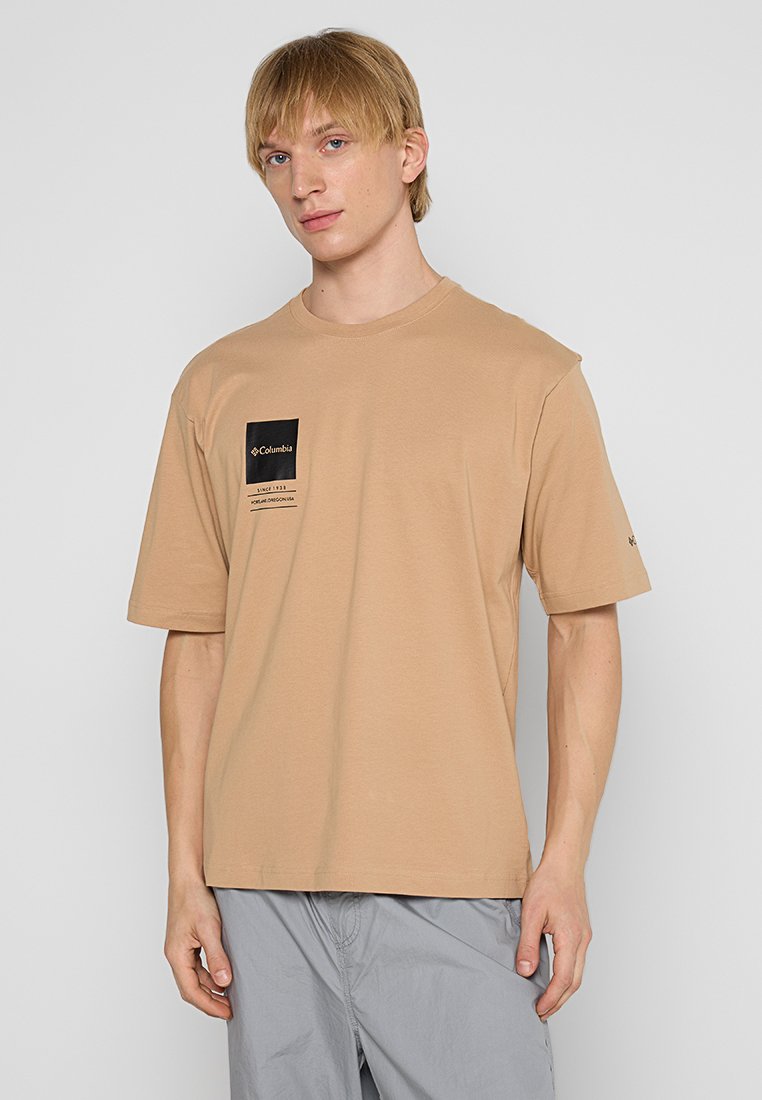 Columbia T-shirt print camel